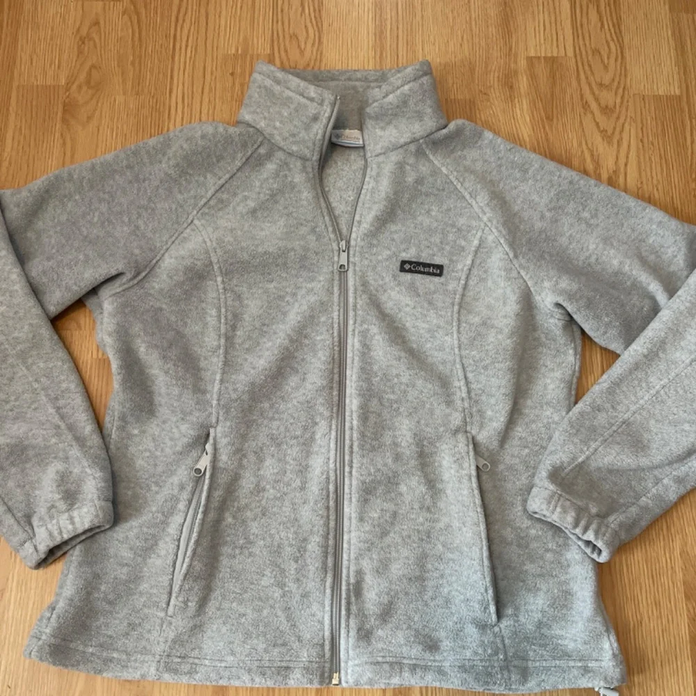 Columbia Benton’s Springs Gray Full Zip Up Fleece Jacket Size XL - Picture 7 of 9